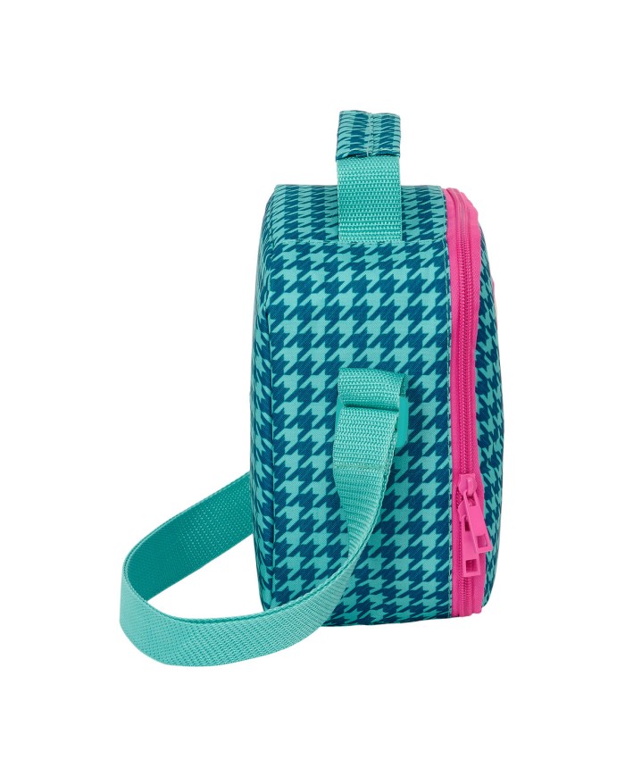 Portamerenda Termico Nait Nait Pata de gallo verde Verde 20 x 20 x 15 cm Portamerenda Termico Nait Nait Pata de gallo verde Verde 20 x 20 x 15 cm