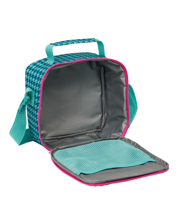 Portamerenda Termico Nait Nait Pata de gallo verde Verde 20 x 20 x 15 cm Portamerenda Termico Nait Nait Pata de gallo verde Verde 20 x 20 x 15 cm