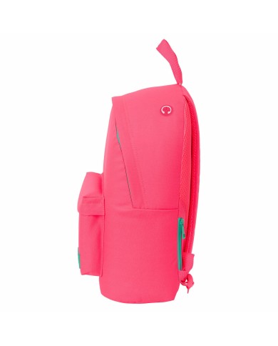 Zaino per Portatile Nait Nait Fluor Rosa 31 x 41 x 16 cm Zaino per Portatile Nait Nait Fluor Rosa 31 x 41 x 16 cm