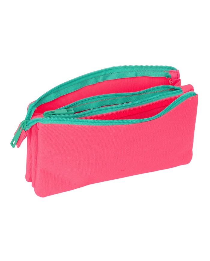 Portaoggetti Triplo Nait Nait Rosa fluor Rosa 22 x 12 x 3 cm Portaoggetti Triplo Nait Nait Rosa fluor Rosa 22 x 12 x 3 cm