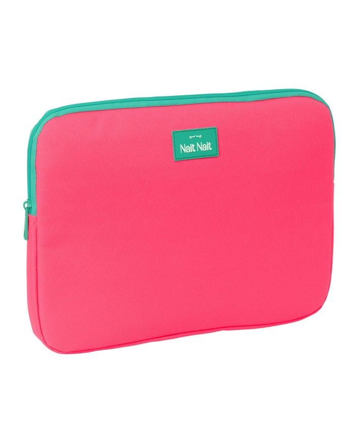 Custodia per Portatile Nait Nait Rosa fluor Rosa 34 x 25 x 2 cm Custodia per Portatile Nait Nait Rosa fluor Rosa 34 x 25 x 2 cm