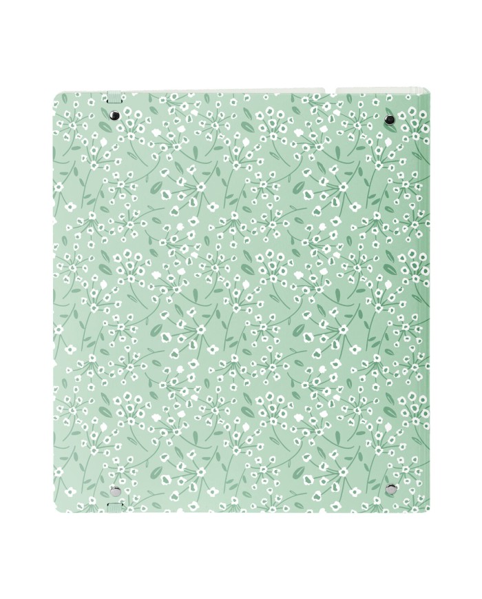 Raccoglitore ad anelli Safta Light green flowers
