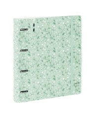 Raccoglitore ad anelli Safta Light green flowers