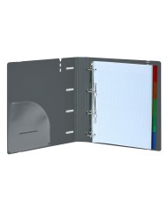 Raccoglitore ad anelli Safta Dark grey