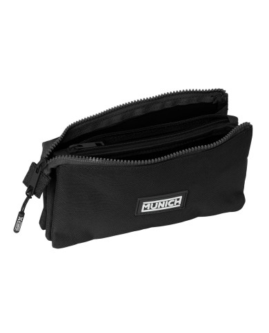 Portaoggetti Triplo Munich Negro Nero 22 x 12 x 3 cm