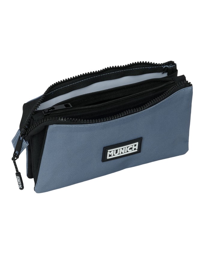 Portaoggetti Triplo Munich Basic Grigio 22 x 12 x 3 cm Portaoggetti Triplo Munich Basic Grigio 22 x 12 x 3 cm