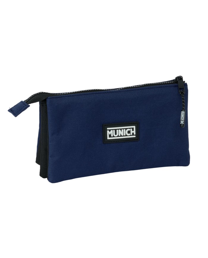 Portaoggetti Triplo Munich Basic Blu Marino 22 x 12 x 3 cm Portaoggetti Triplo Munich Basic Blu Marino 22 x 12 x 3 cm