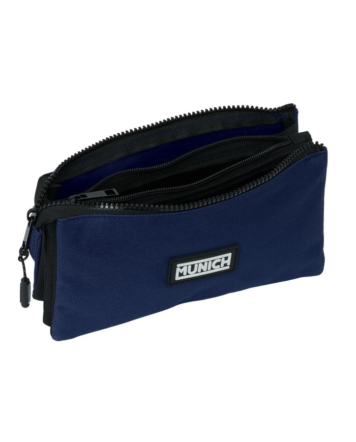 Portaoggetti Triplo Munich Basic Blu Marino 22 x 12 x 3 cm Portaoggetti Triplo Munich Basic Blu Marino 22 x 12 x 3 cm
