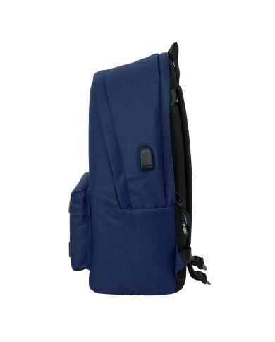 Zaino per Portatile Munich Basic Blu Marino 31 x 44 x 18 cm Zaino per Portatile Munich Basic Blu Marino 31 x 44 x 18 cm
