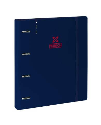 Raccoglitore ad anelli Munich Royal Azzurro 27 X 32 X 4 cm