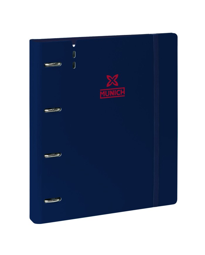 Raccoglitore ad anelli Munich Royal Azzurro 27 X 32 X 4 cm