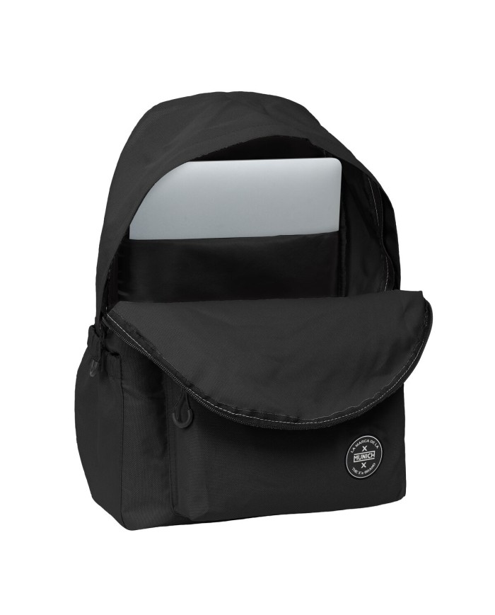 Zaino per Portatile Munich Black Nero 31 x 43 x 13 cm Zaino per Portatile Munich Black Nero 31 x 43 x 13 cm
