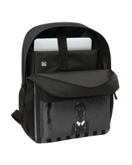 Zaino Scuola Wednesday Nero 32 x 43 x 14 cm Zaino Scuola Wednesday Nero 32 x 43 x 14 cm