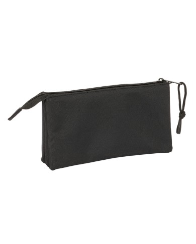 Portaoggetti Triplo Wednesday Nero 22 x 12 x 3 cm