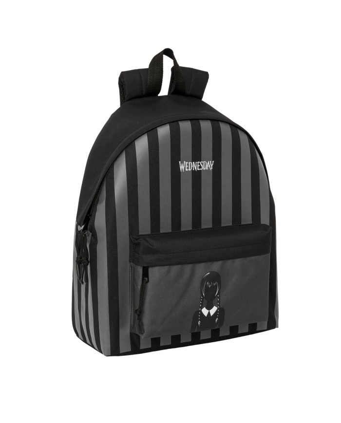 Zaino Scuola Wednesday Nero 33 x 42 x 15 cm Zaino Scuola Wednesday Nero 33 x 42 x 15 cm