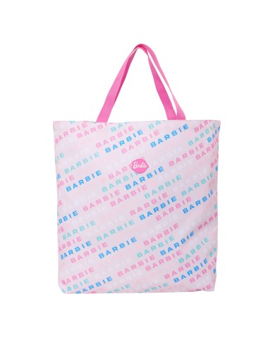 Borsa Donna Barbie Logomania Rosa chiaro 50 x 45 x 10 cm Borsa Donna Barbie Logomania Rosa chiaro 50 x 45 x 10 cm