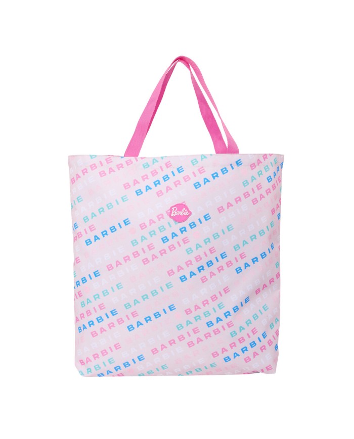 Borsa Donna Barbie Logomania Rosa chiaro 50 x 45 x 10 cm