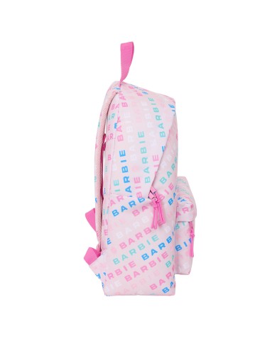 Zaino Scuola Barbie Logomania Rosa chiaro 33 x 42 x 15 cm Zaino Scuola Barbie Logomania Rosa chiaro 33 x 42 x 15 cm
