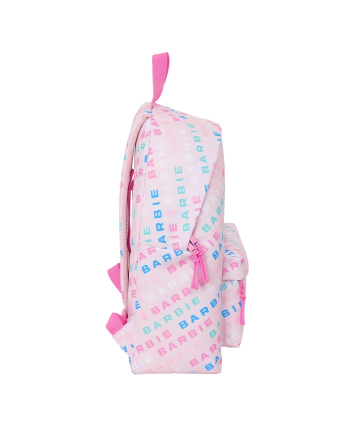 Zaino Scuola Barbie Logomania Rosa chiaro 33 x 42 x 15 cm Zaino Scuola Barbie Logomania Rosa chiaro 33 x 42 x 15 cm