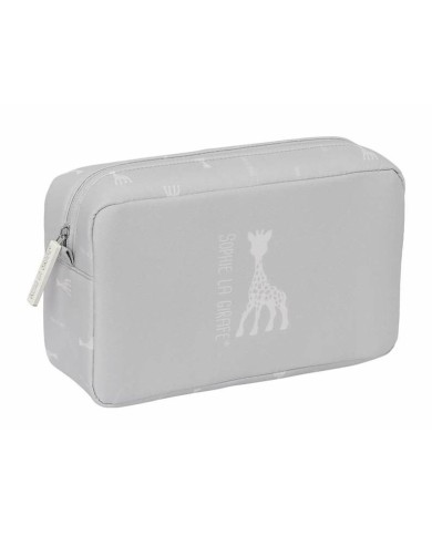 Necessaire da Viaggio Sophie la Girafe Grigio chiaro 28 x 16 x 9 cm