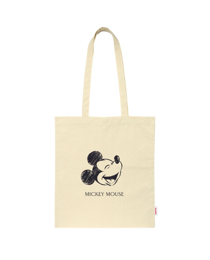 Borsa di stoffa Mickey Mouse Clubhouse Natural Beige