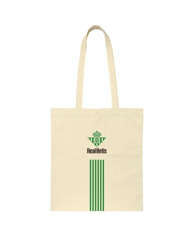 Borsa Real Betis Balompié Beige Cotone Borsa Real Betis Balompié Beige Cotone