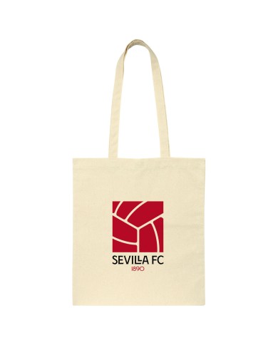 Borsa Sevilla Fútbol Club Beige Cotone Borsa Sevilla Fútbol Club Beige Cotone