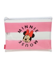 Busta Impermeabile Minnie Mouse Beach Rosa Trasparente