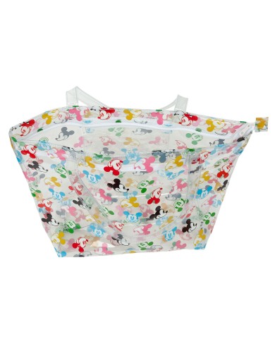 Borsa Donna Minnie Mouse Beach Trasparente Borsa Donna Minnie Mouse Beach Trasparente