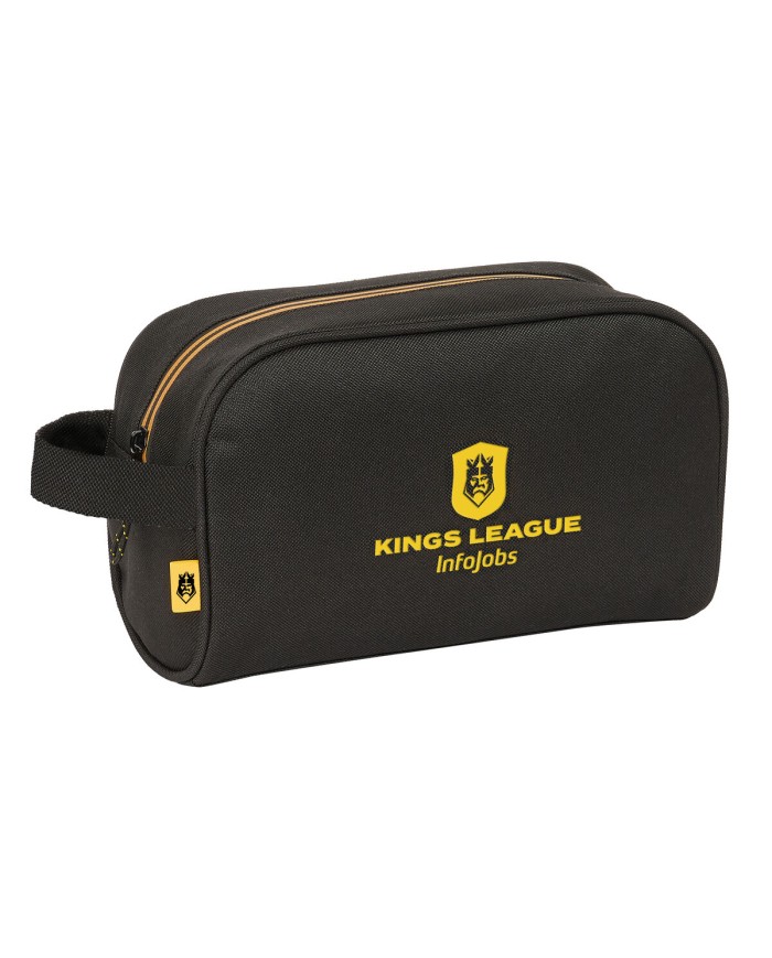 Necessaire da Viaggio Kings League Nero 24 x 15 x 10 cm Necessaire da Viaggio Kings League Nero 24 x 15 x 10 cm