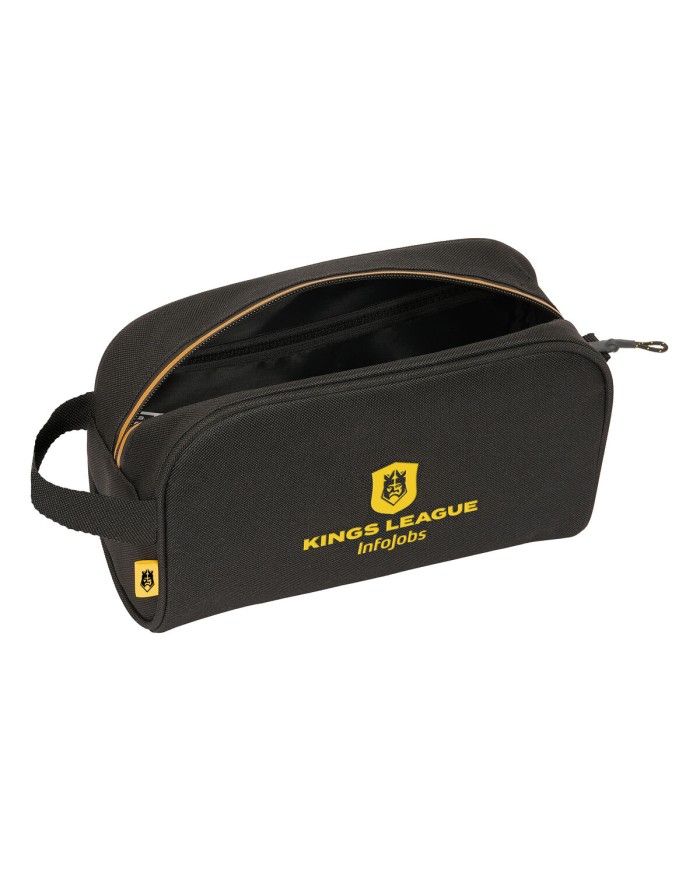 Necessaire da Viaggio Kings League Nero 24 x 15 x 10 cm Necessaire da Viaggio Kings League Nero 24 x 15 x 10 cm