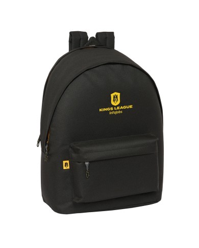 Zaino per Portatile Kings League KINGS LEAGUE Nero 31 x 44 x 18 cm Zaino per Portatile Kings League KINGS LEAGUE Nero 31 x 44 x 18 cm