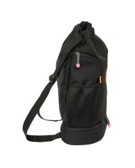 Zainetto con Cordini Kings League Porcinos Nero 35 x 40 x 1 cm Zainetto con Cordini Kings League Porcinos Nero 35 x 40 x 1 cm