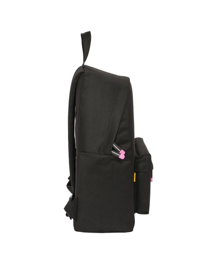 Zaino Scuola Kings League Porcinos Nero 33 x 42 x 15 cm Zaino Scuola Kings League Porcinos Nero 33 x 42 x 15 cm