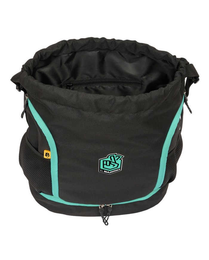 Zainetto con Cordini Kings League El barrio Nero 35 x 40 x 1 cm