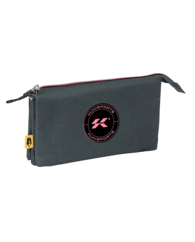 Portaoggetti Triplo Kings League Kunisport Grigio 22 x 12 x 3 cm