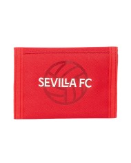 Portafogli Sevilla Fútbol Club Rosso 12,5 x 9,5 x 1 cm