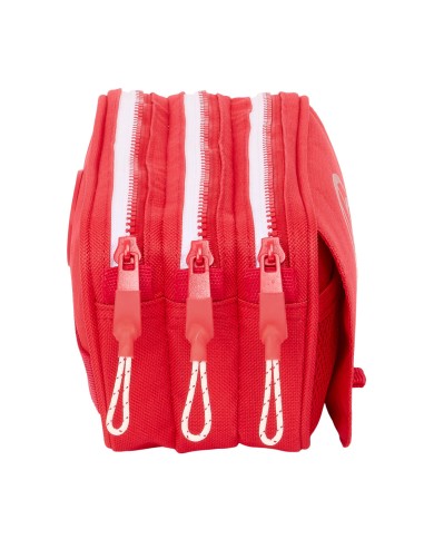 Portaoggetti Triplo Sevilla Fútbol Club Rosso 21,5 x 10 x 8 cm