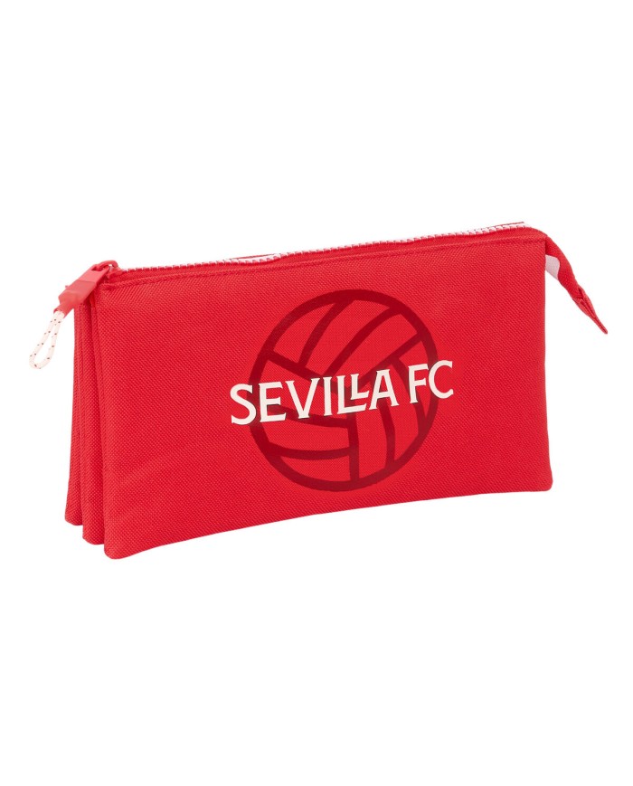 Portaoggetti Triplo Sevilla Fútbol Club Rosso 22 x 12 x 3 cm Portaoggetti Triplo Sevilla Fútbol Club Rosso 22 x 12 x 3 cm