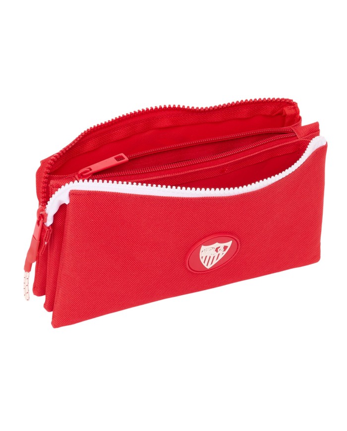 Portaoggetti Triplo Sevilla Fútbol Club Rosso 22 x 12 x 3 cm Portaoggetti Triplo Sevilla Fútbol Club Rosso 22 x 12 x 3 cm