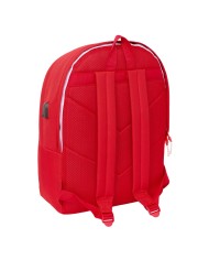 Zaino per PC Portatile e Tablet con Uscita USB Sevilla Fútbol Club Rosso 31 x 44 x 18 cm