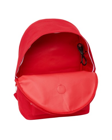 Zaino per PC Portatile e Tablet con Uscita USB Sevilla Fútbol Club Rosso 31 x 44 x 18 cm Zaino per PC Portatile e Tablet con Uscita USB Sevilla Fútbol Club Rosso 31 x 44 x 18 cm