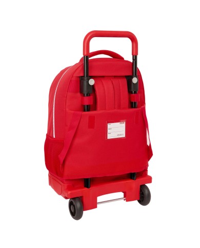 Trolley per la Scuola Sevilla Fútbol Club Rosso 33 x 45 x 22 cm
