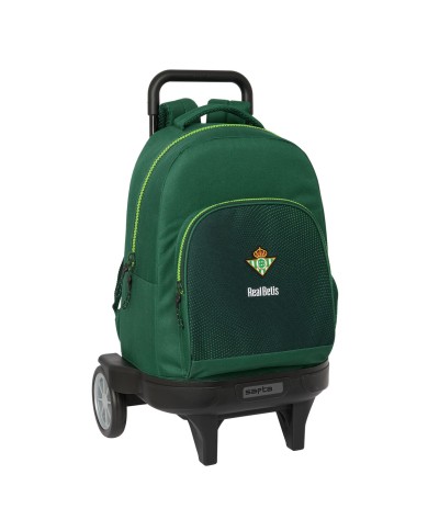 Trolley per la Scuola Real Betis Balompié Verde 33 x 45 x 22 cm