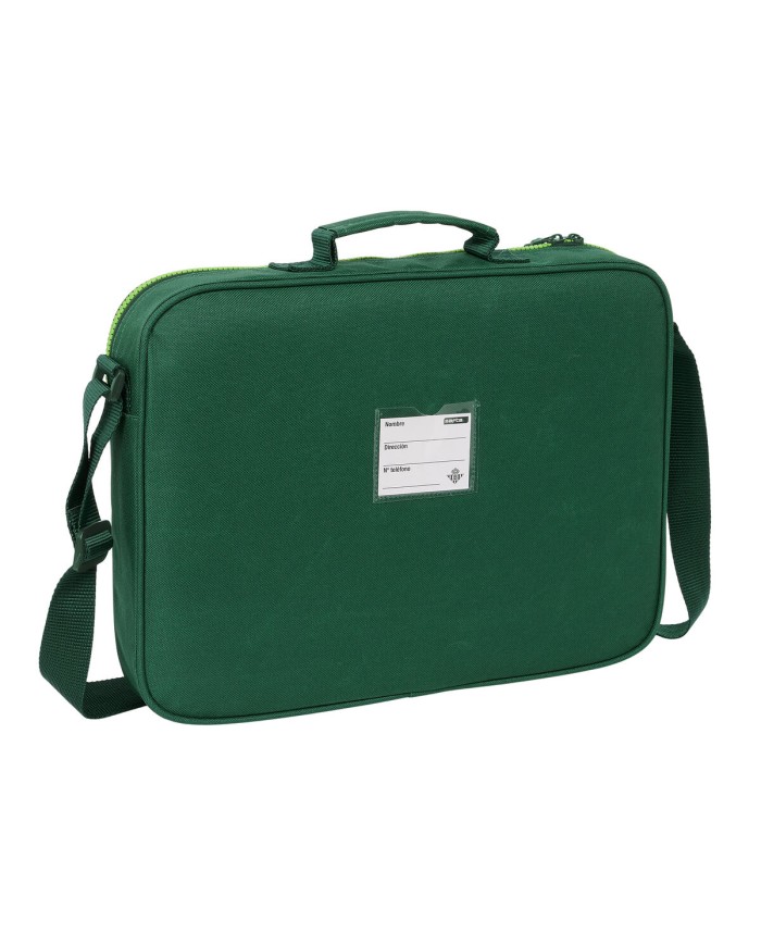 Borsa per la scuola Real Betis Balompié Verde 38 x 28 x 6 cm