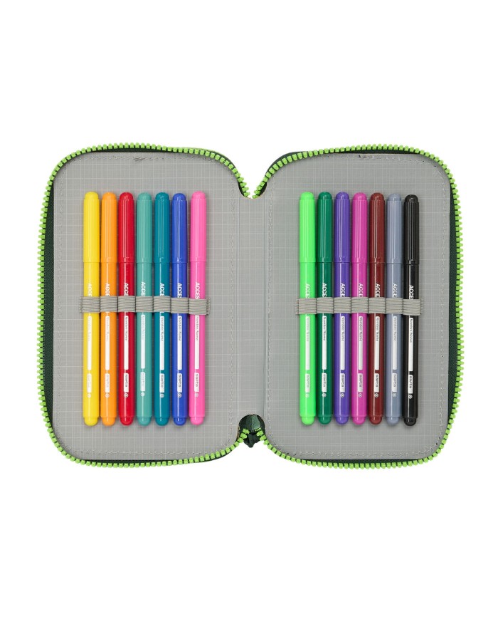 Astuccio Doppio Real Betis Balompié Verde 12.5 x 19.5 x 4 cm 28 Pezzi Astuccio Doppio Real Betis Balompié Verde 12.5 x 19.5 x 4 cm 28 Pezzi