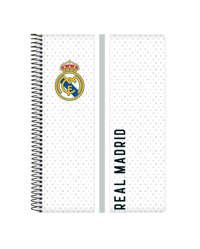 Agenda Real Madrid C.F. Bianco Grigio A5 80 Pagine Agenda Real Madrid C.F. Bianco Grigio A5 80 Pagine