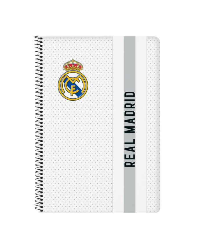 Agenda Real Madrid C.F. Bianco Grigio A4 80 Pagine