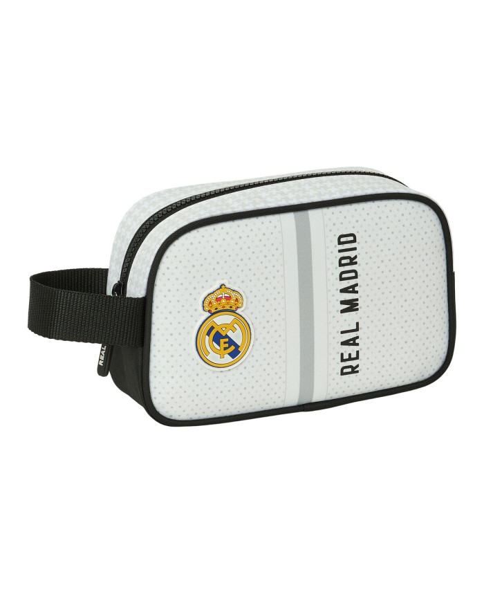 Necessaire da Viaggio Real Madrid C.F. Bianco Grigio Sportivo 22 x 13.5 x 8 cm Necessaire da Viaggio Real Madrid C.F. Bianco Grigio Sportivo 22 x 13.5 x 8 cm