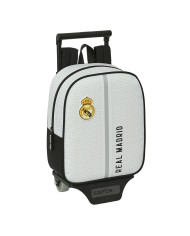 Zaino Scuola Real Madrid C.F. 24/25 Bianco Grigio 32 x 42 x 15 cm Zaino Scuola Real Madrid C.F. 24/25 Bianco Grigio 32 x 42 x 15 cm